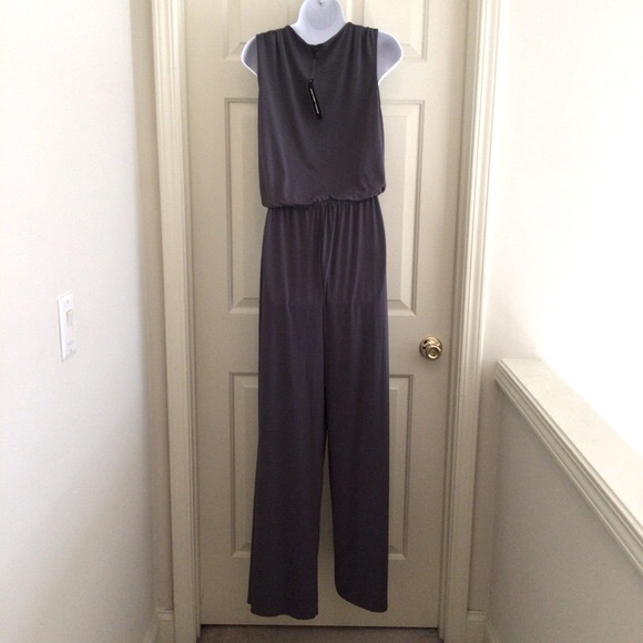 Spense Faux Wrap Wide Leg Jumpsuit. Size 12 - Picture 4 of 5